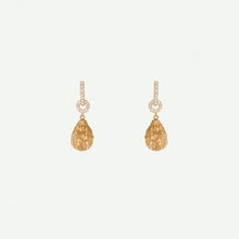 Load image into Gallery viewer, Tamur Drop Earrings with Diamonds
